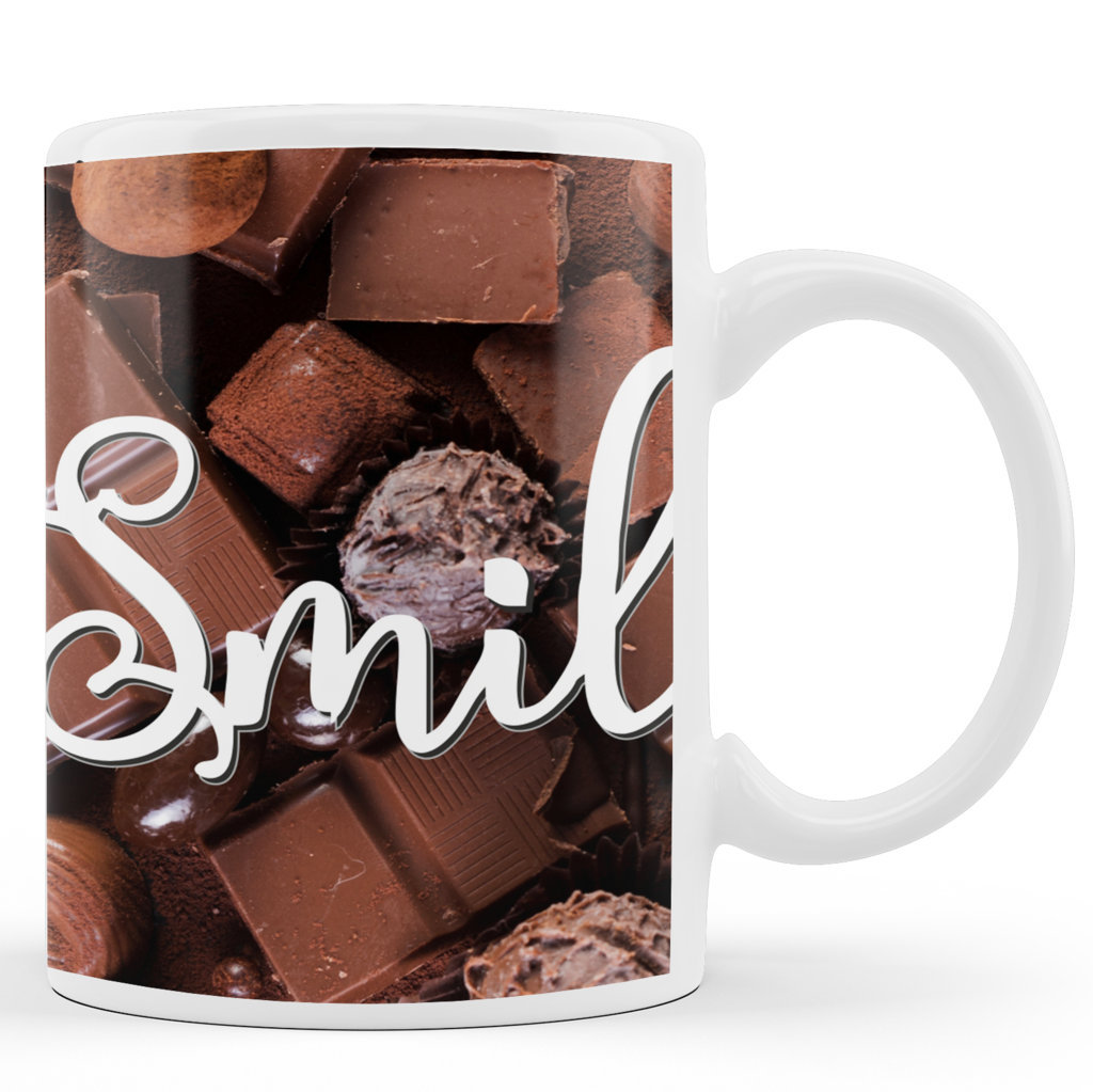 Printed Ceramic Coffee Mug | So Many Smiles | 325 Ml 